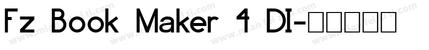 Fz Book Maker 4 DI字体转换